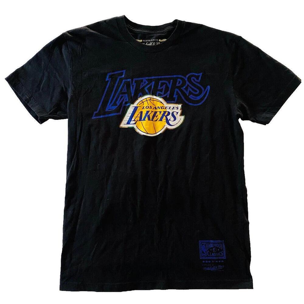 La Lakers Mitchell Ness Hardwood Classics T-Shirt Small